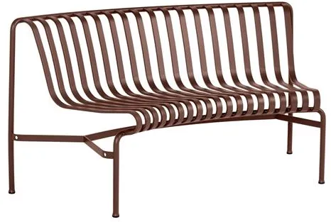 HAY Palissade Park Dining Bænk IN 1 Stk. Ink. Monterings Set Ikke Fritstående Iron Red