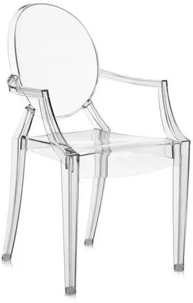 Kartell Lou Lou Ghost spisebordsstol - Kids - Crystal